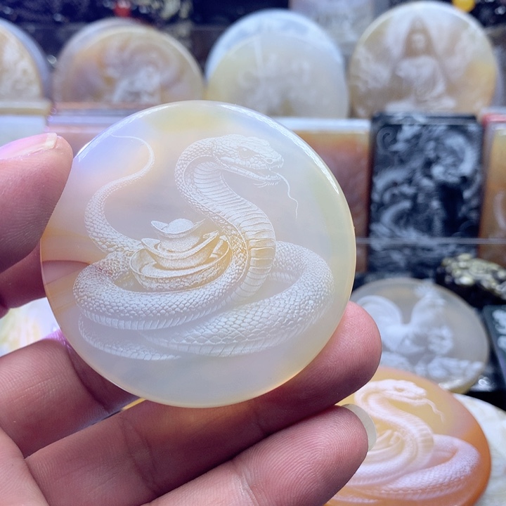 未镶嵌颈饰玛瑙/玉髓@****