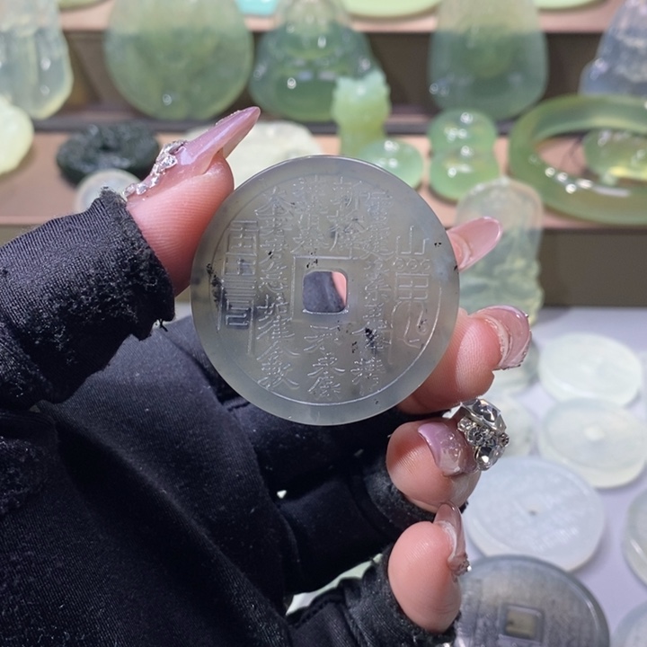 岫玉吊坠未镶嵌吊坠