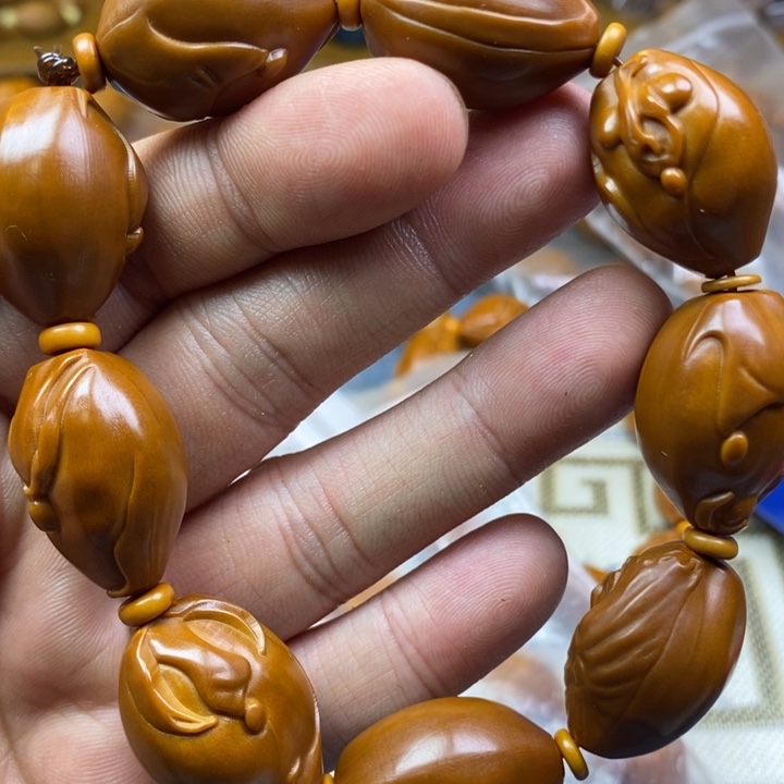 手串/手链橄榄核橄榄核雕工艺手串