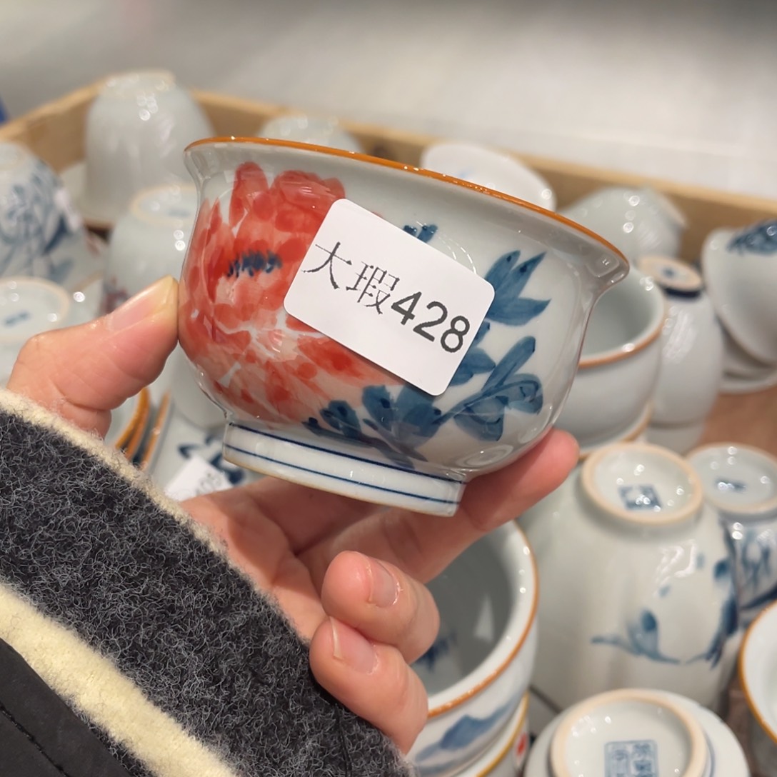 有瑕釉下彩纯手绘