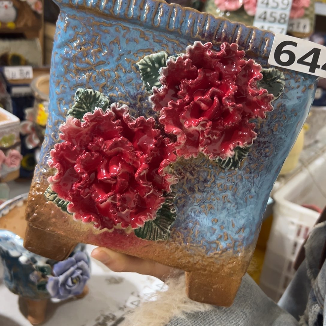 满20米秒退拉黑花盆