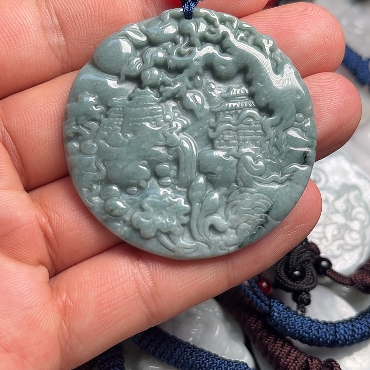 和田玉（糖玉）吊坠(不含链)未镶嵌