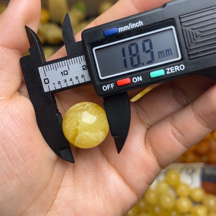 蜜蜡未镶嵌珠宝奇石天然蜜蜡散珠微瑕一粒178