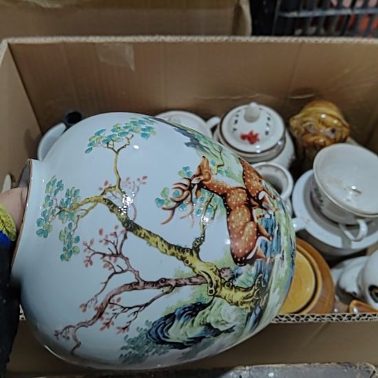 军***兵陶瓷精美摆件（不退换，微瑕的）