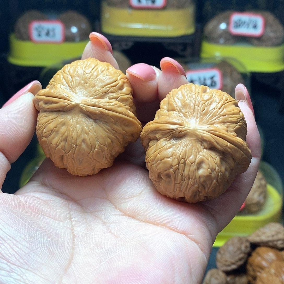 文玩核桃把件3号元宝44尺