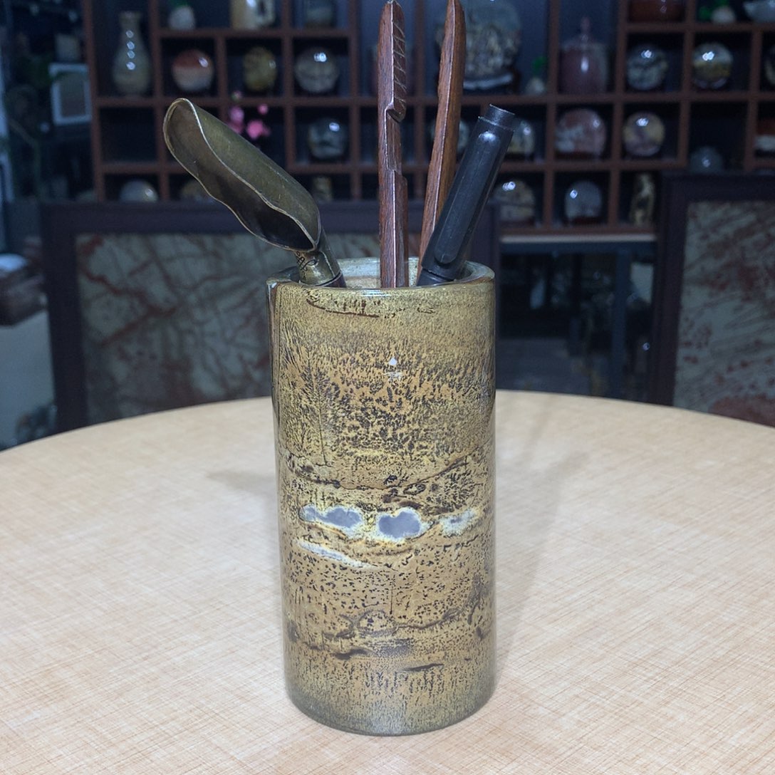 紫砂，广西国画石摆件，收藏观赏