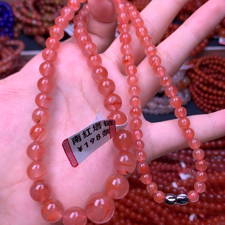 未镶嵌手链南红玛瑙6号福利塔料