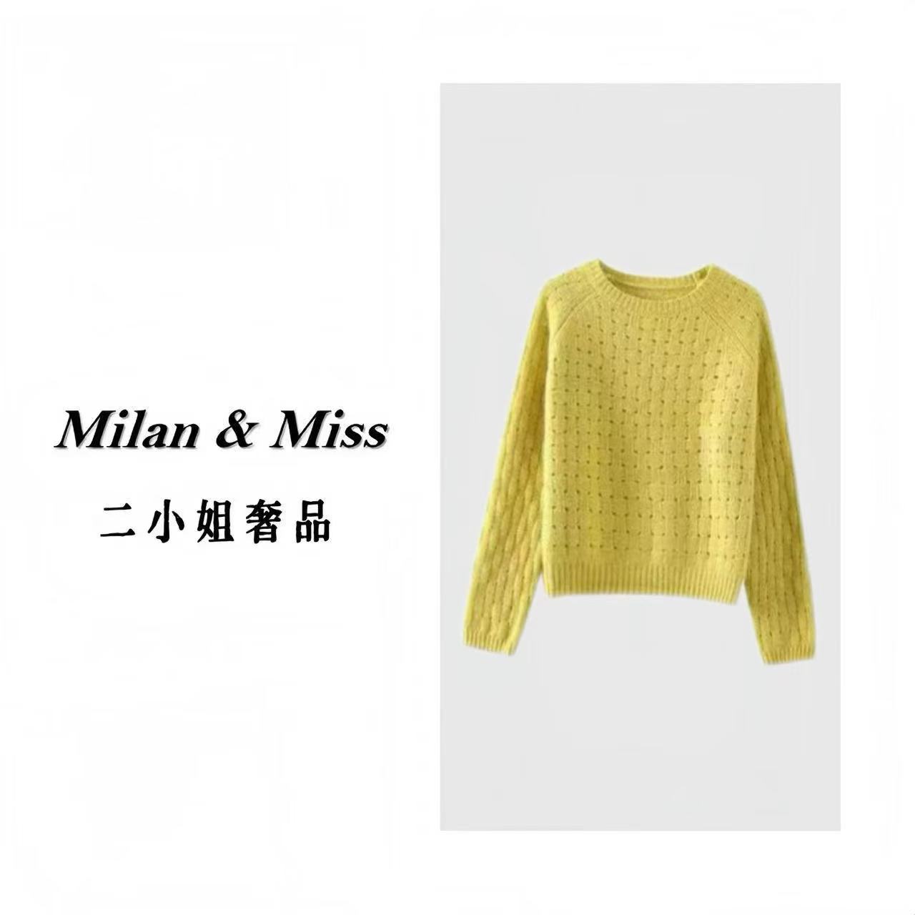 【宠粉福利】欧韩时尚秋冬新款圆领针织长袖休闲套头毛衣上衣女