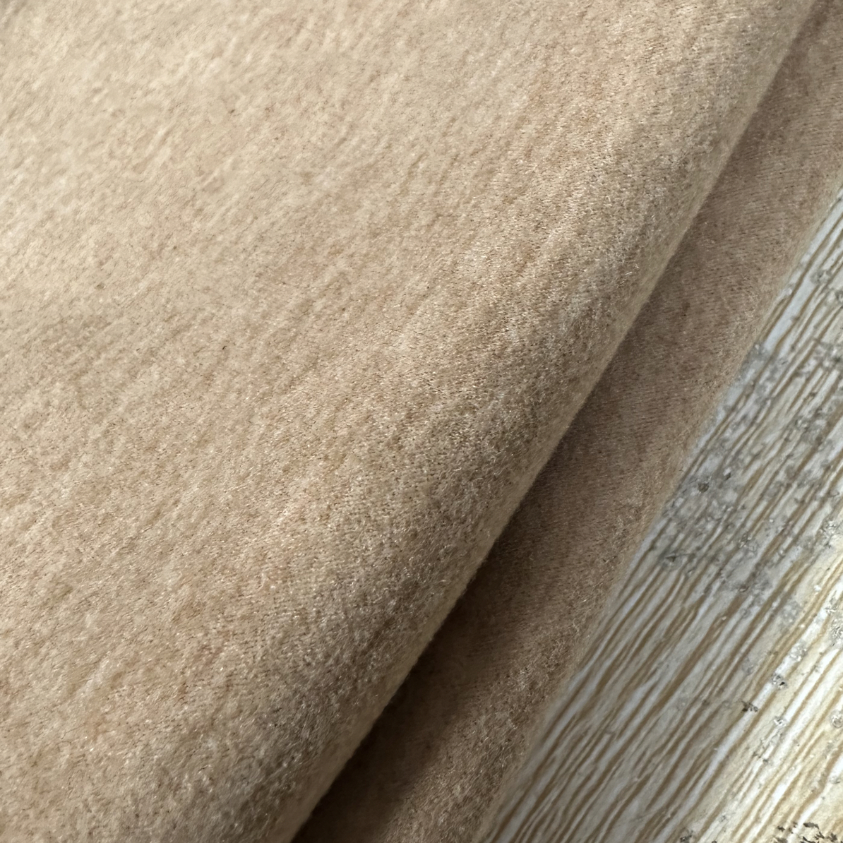 SKQ膨体深奶茶色布料一米