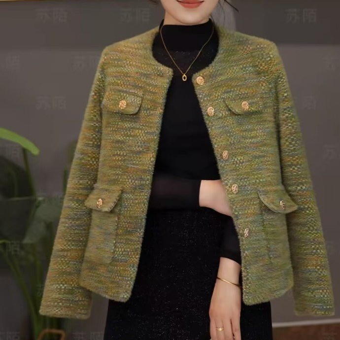 2025春秋新款短款气质香风显瘦高级洋气外套名媛小个子上衣女