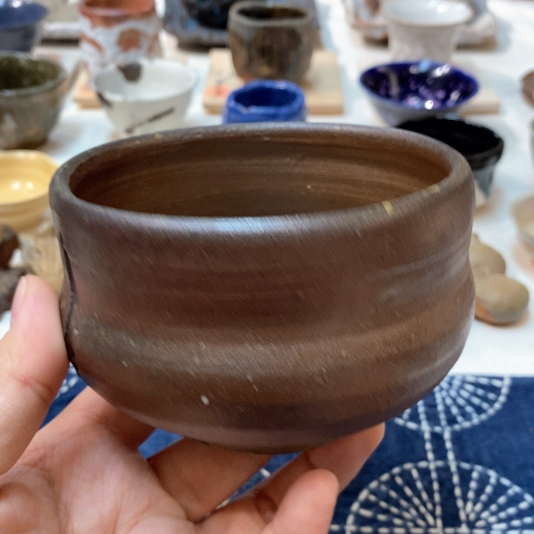 柴烧侘寂粗陶茶具 