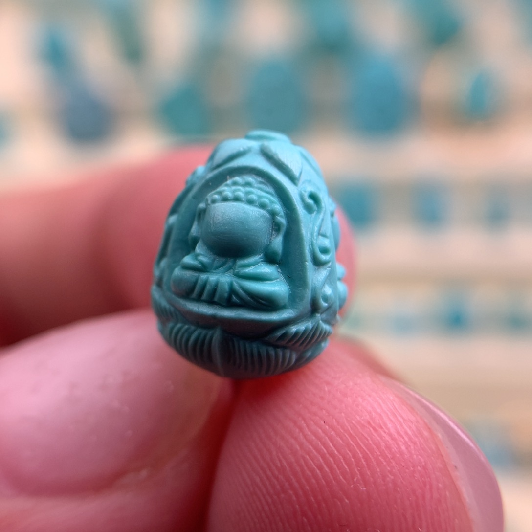 未镶嵌绿松石珠宝奇石