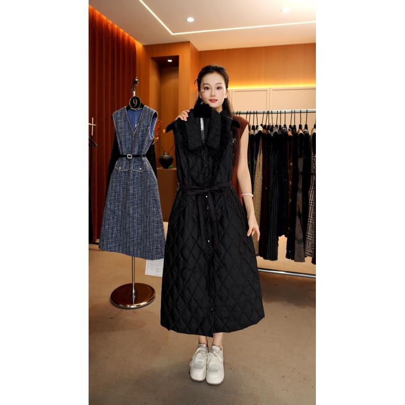 【宠粉价】赫本风轻奢美拉德气质无袖设计连衣裙NH-WX188