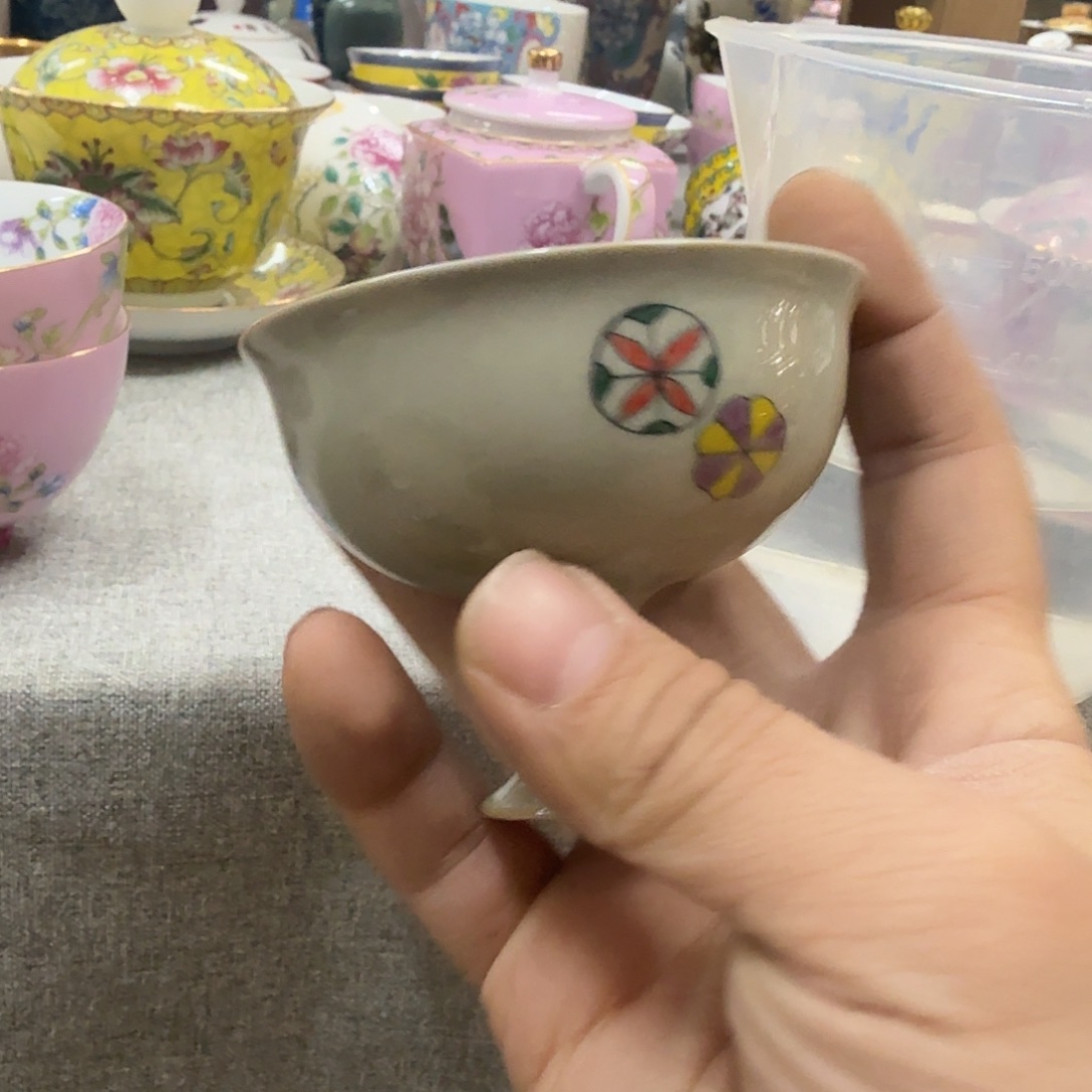 手绘高足主人杯一个