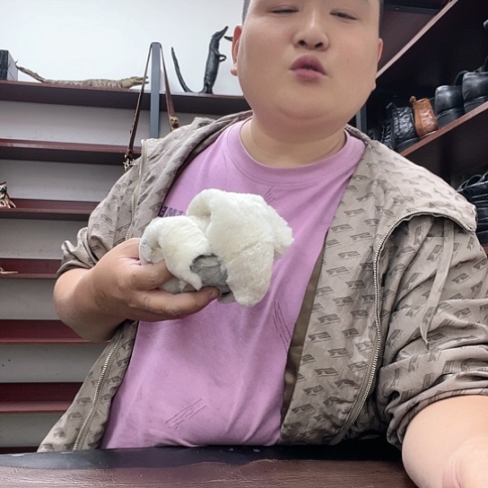 小牛皮（革）羊毛擦鞋