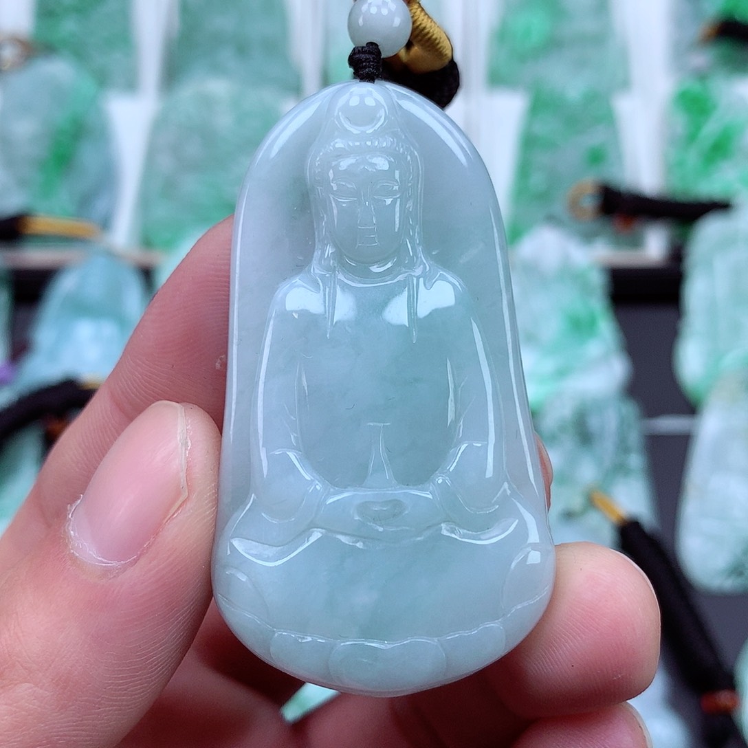 翡翠颈饰未镶嵌翡翠吊坠