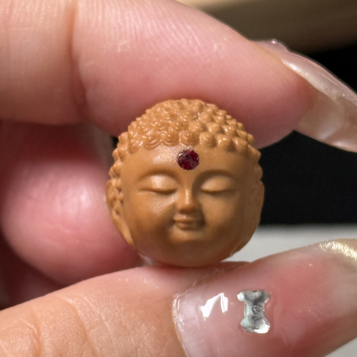 猴头核桃雕刻宝宝佛单颗文玩配饰全品无暇精品