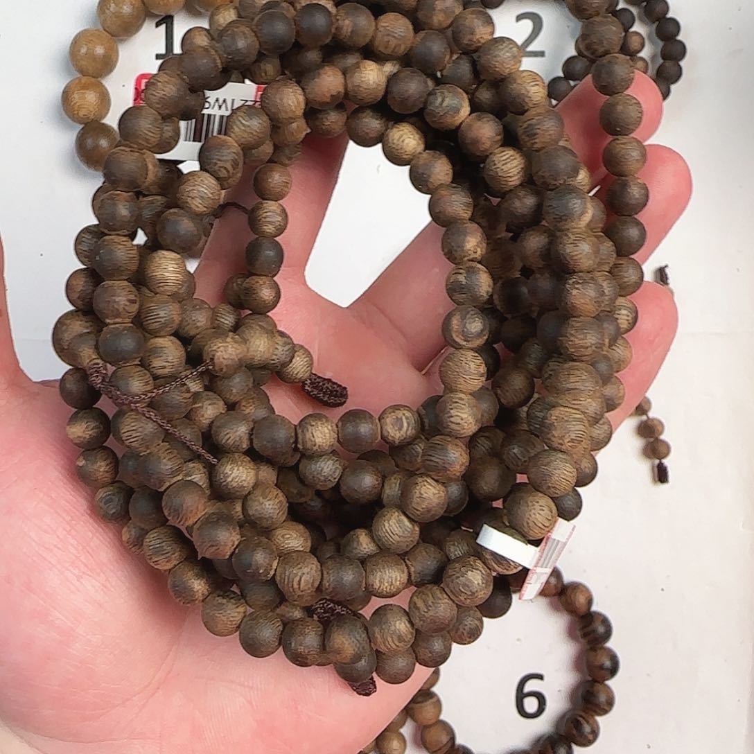 沉香手串07超高油脂奇楠沉香手串