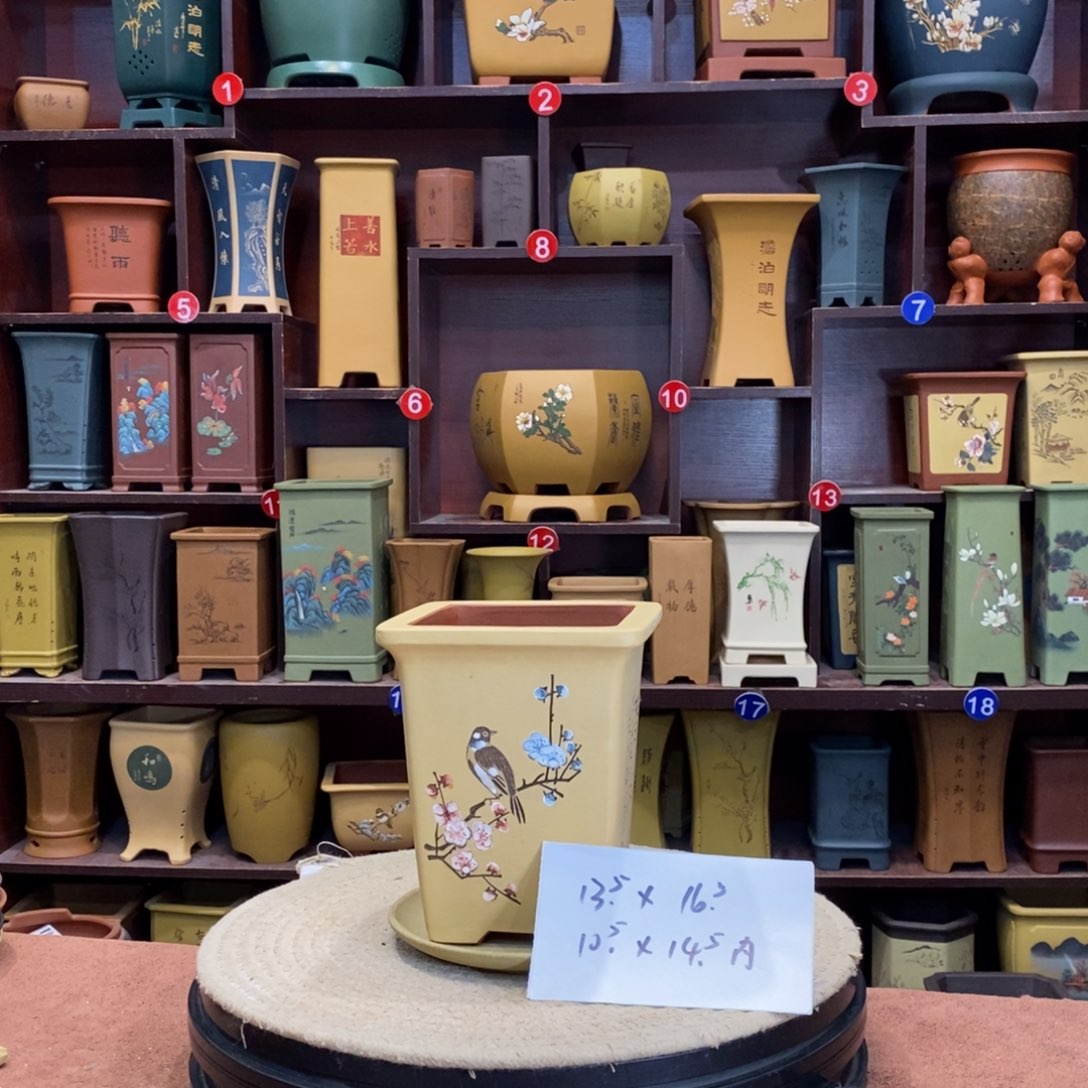 紫砂花盆紫砂花盆