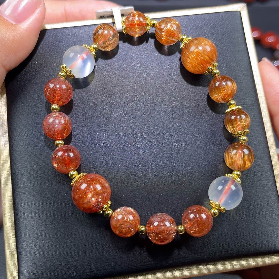 水晶铜发金太阳设计款未镶嵌