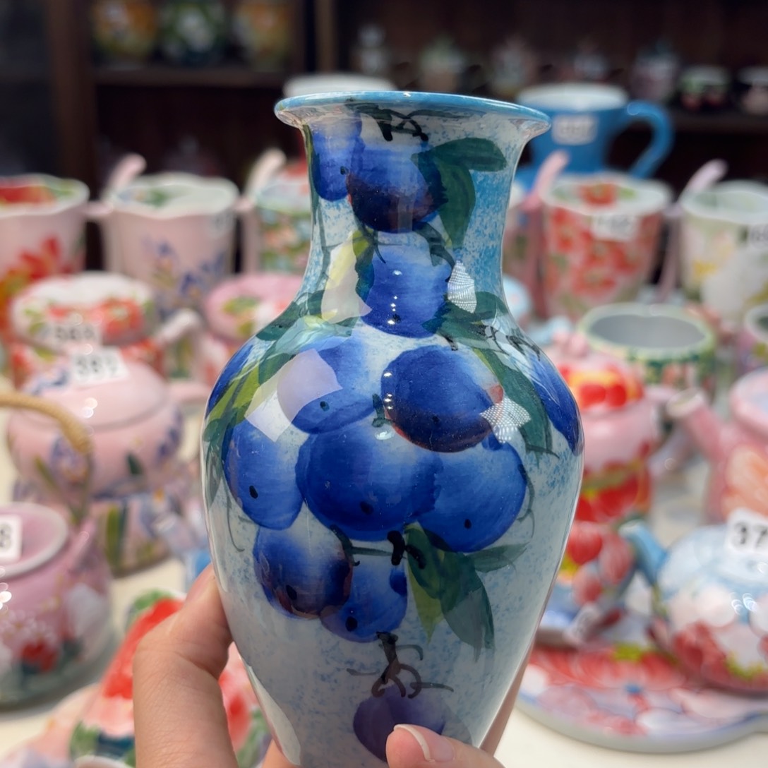 瓷片景德镇手绘高温釉下彩陶瓷茶具