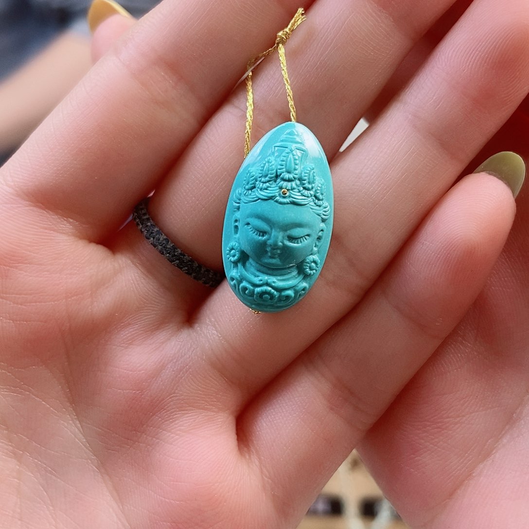 绿松石未镶嵌配饰