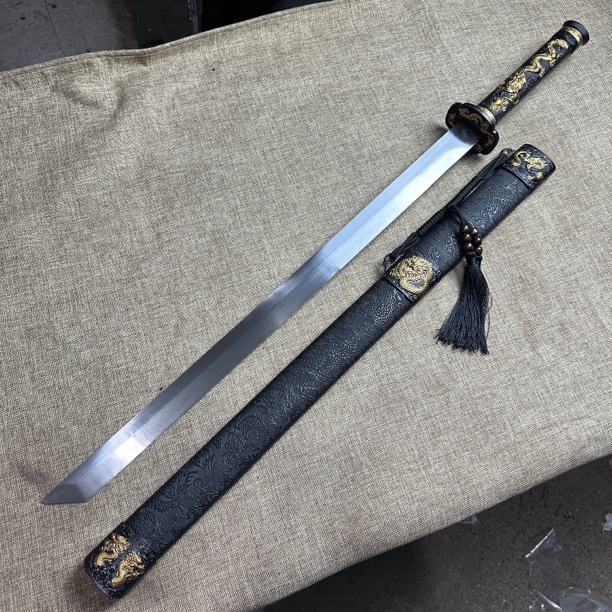 2988 龙泉昊天宝剑高锰钢唐横刀未开刃