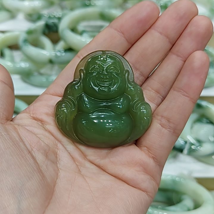 蛇纹石玉颈饰未镶嵌多样性拍一发一