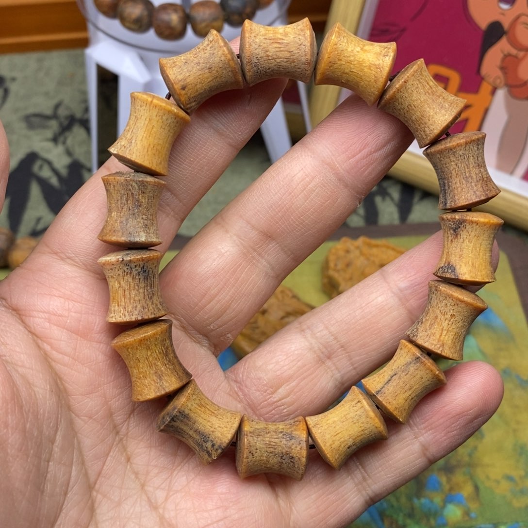 贡木贡木手串15*13竹节珠