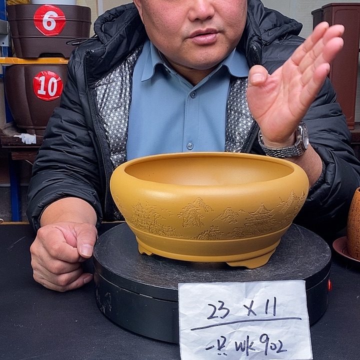 花盆紫砂货号一只WK902