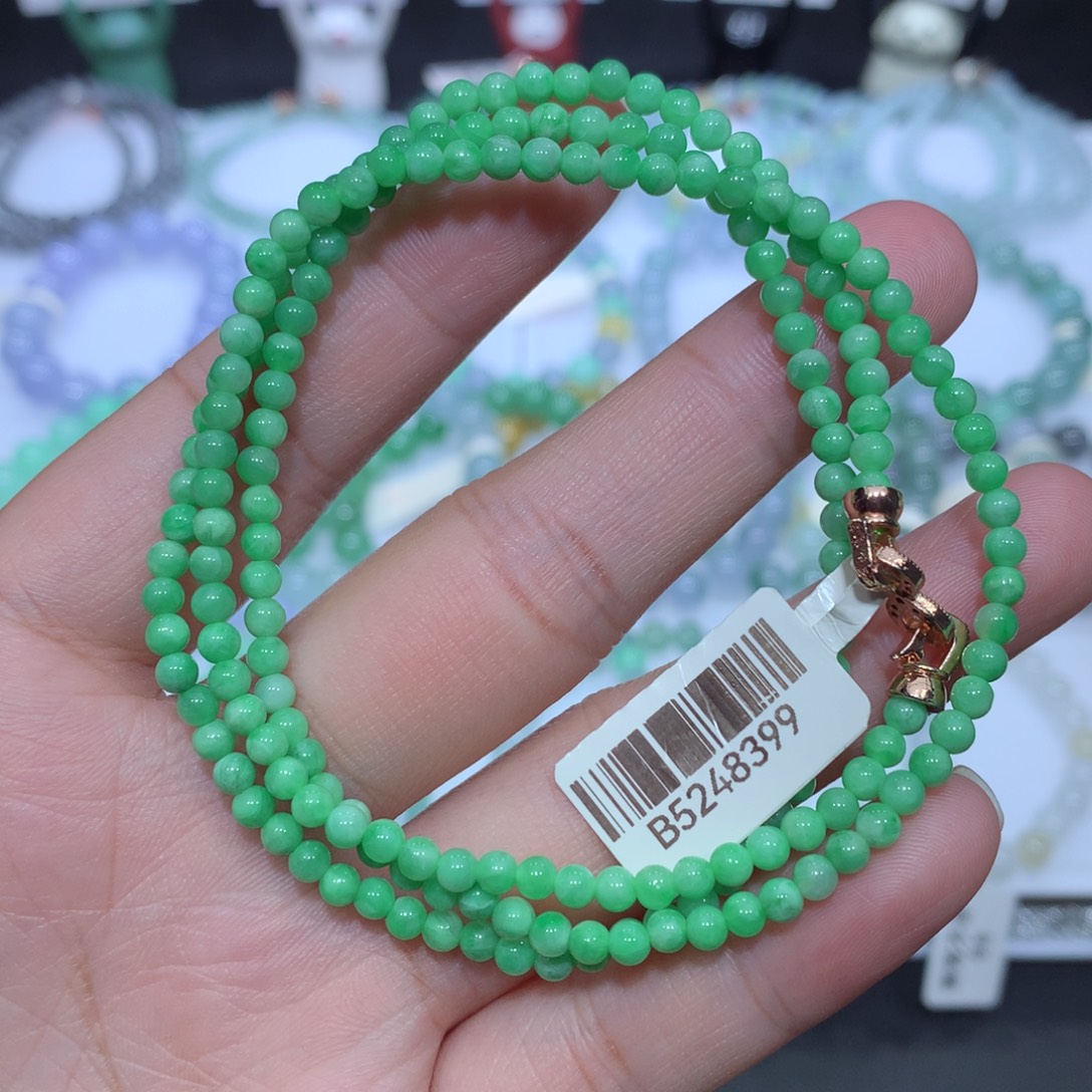 翡翠未镶嵌手串tr