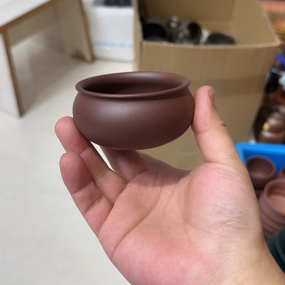 紫砂茶壶杯子底槽清