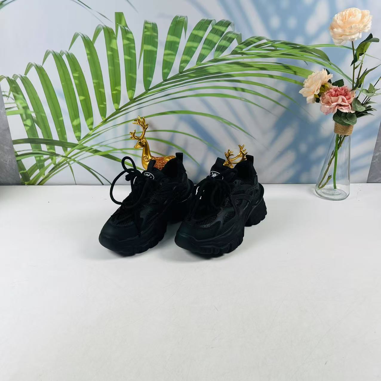 小强家女鞋 芽儿家新款百搭女老爹鞋（Y643-43-1 ）（W33CYV2554001）