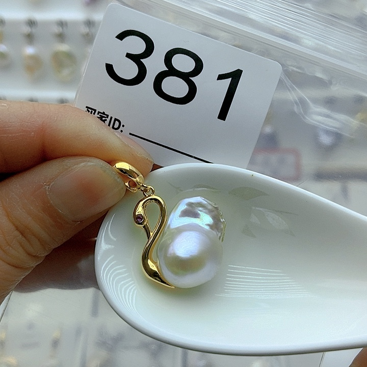 淡水珍珠颈饰银S925镶嵌