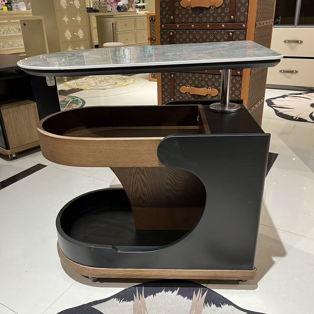 【喜悦家具】 样品 边几柜推车 有瑕  不支持退换