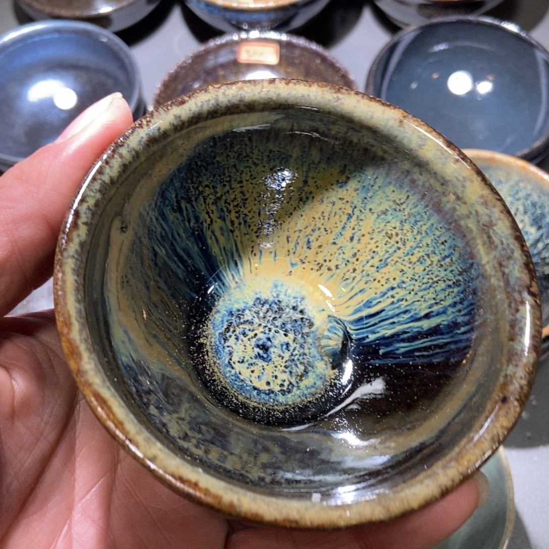 茶盏拉***子39 建窑建盏壹铭建盏