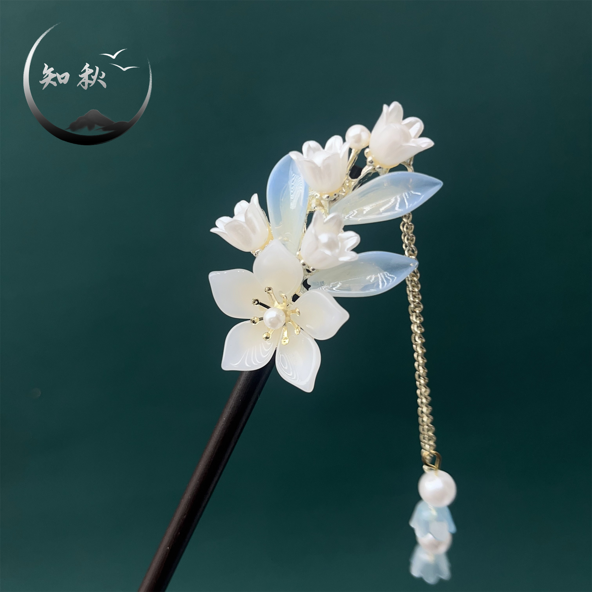 『月醉花舞』A01发簪女古风日常盘发木质簪子新中式发簪马面裙