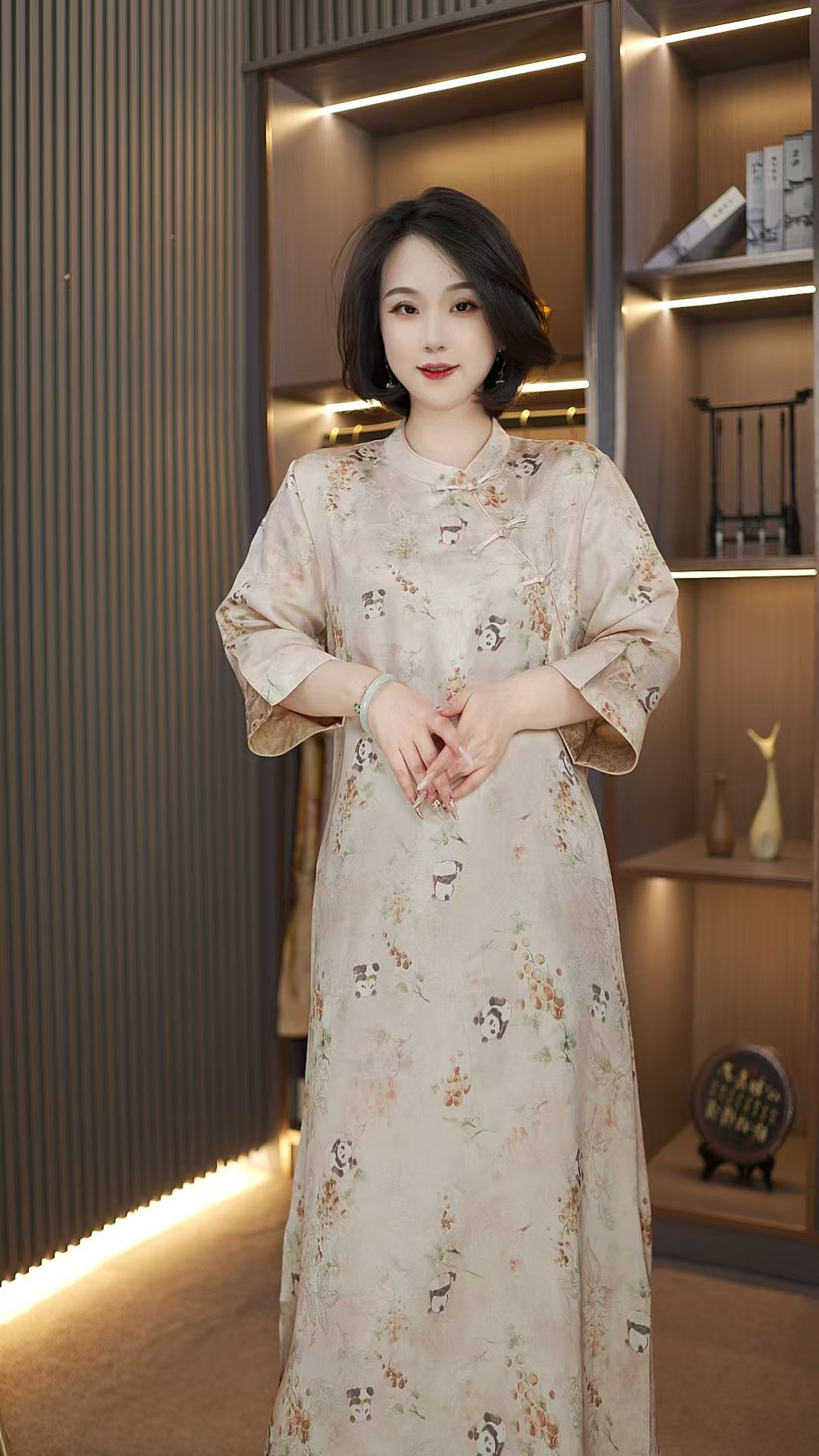 书阑-2-新中式设计感国风复古改良旗袍裙