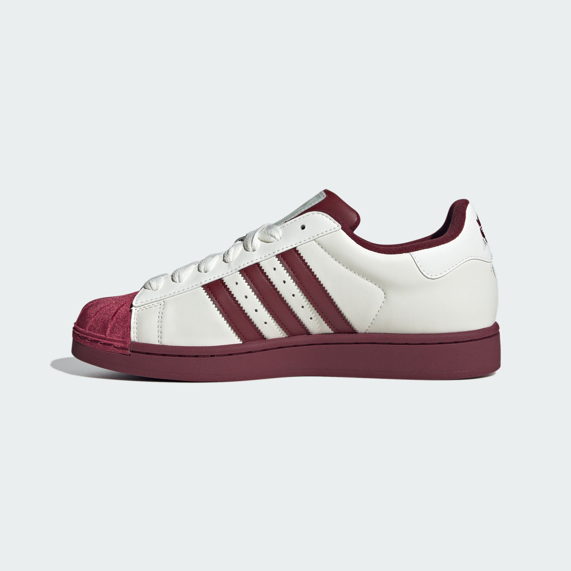 ADIDAS SUPERSTAR II SHOES 刺绣 贝壳头板鞋 女鞋 白红 KJ6981