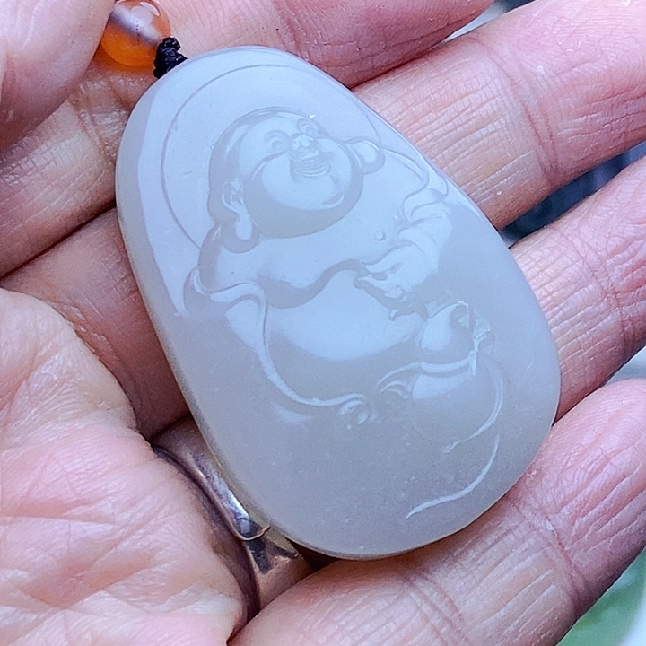 和田玉吊坠(不含链)未镶嵌