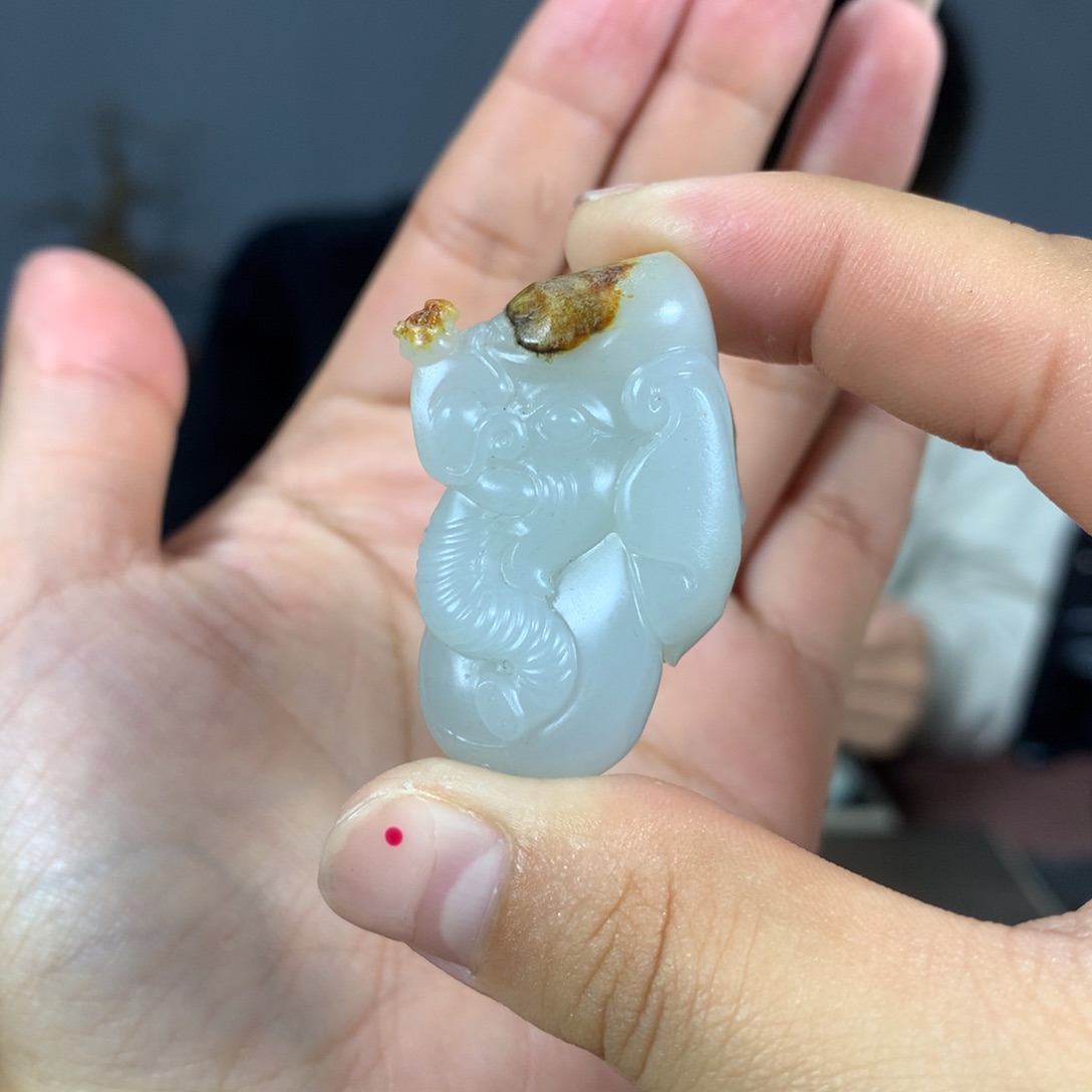 和田玉吊坠(不含链)未镶嵌
