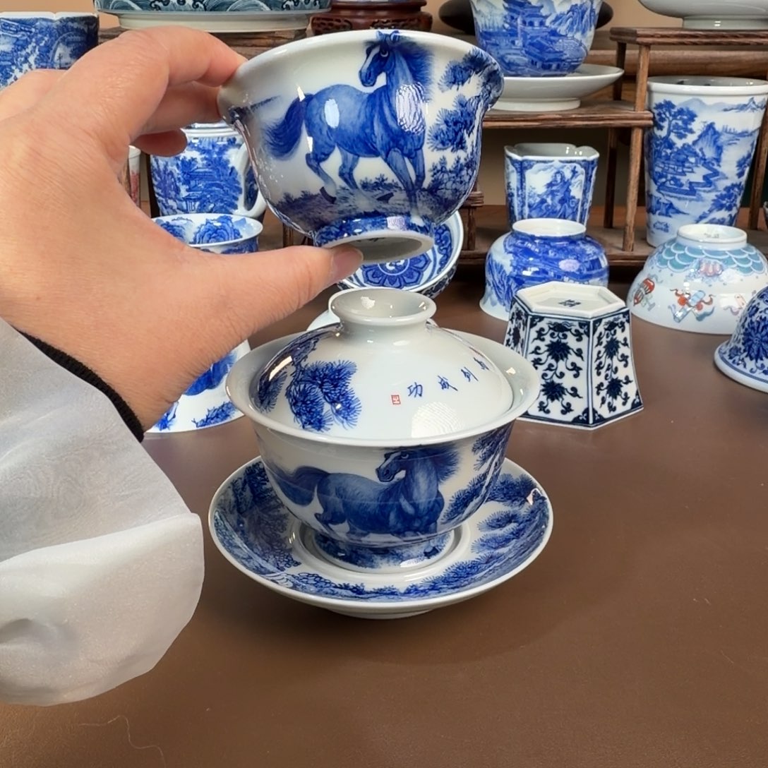 景德镇陶瓷手工手绘