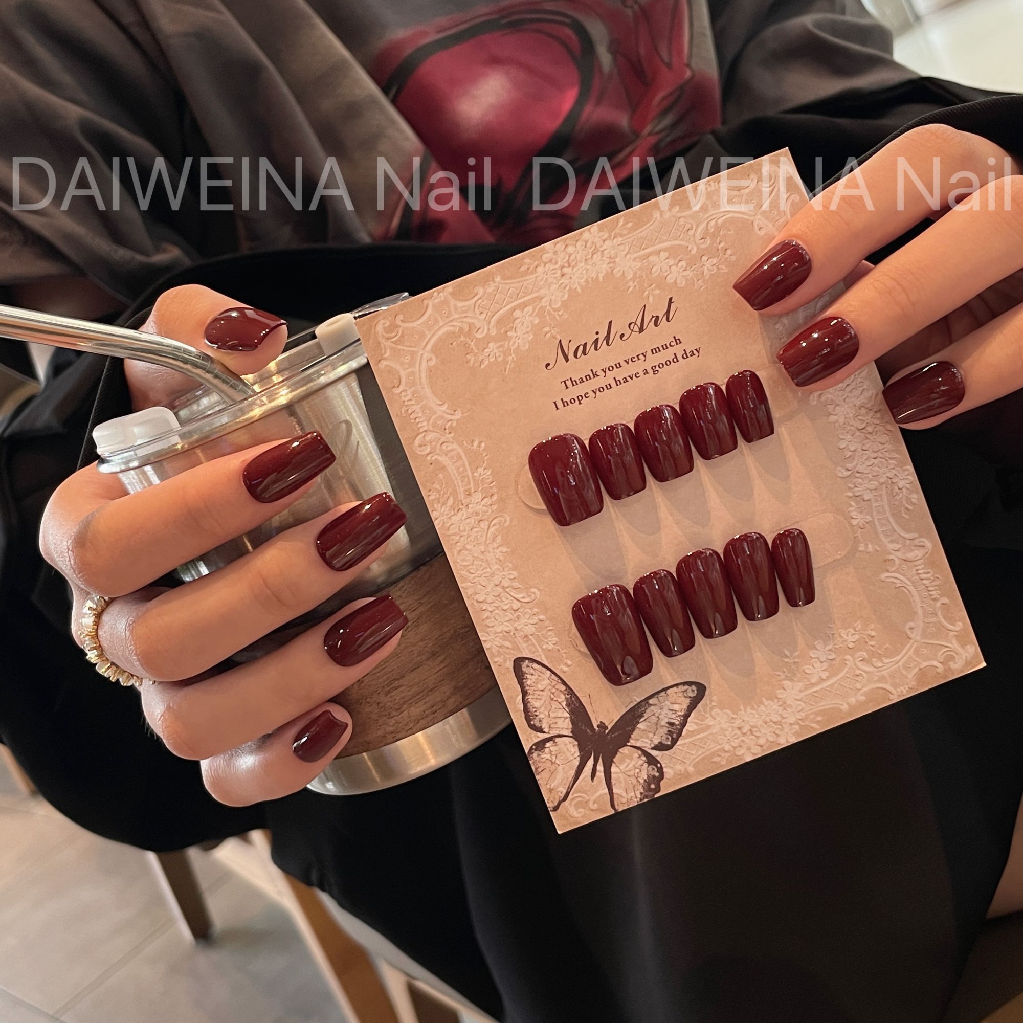 【极致单色】手工穿戴甲-多种颜色可选显白百搭精致气质美甲贴片