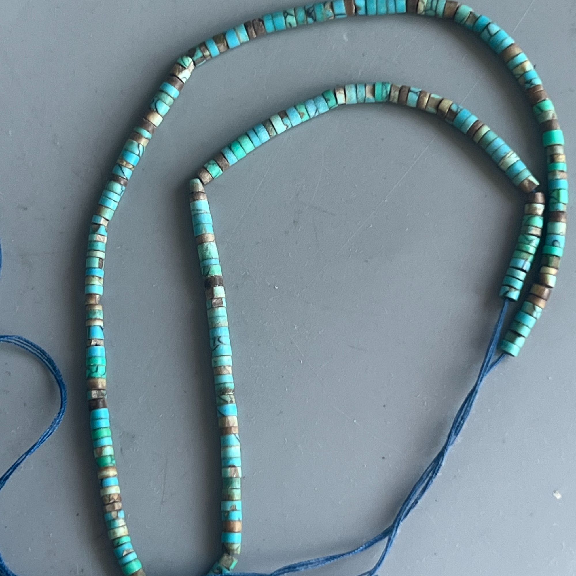 纯铜石英石手链 松绿串配串很合适