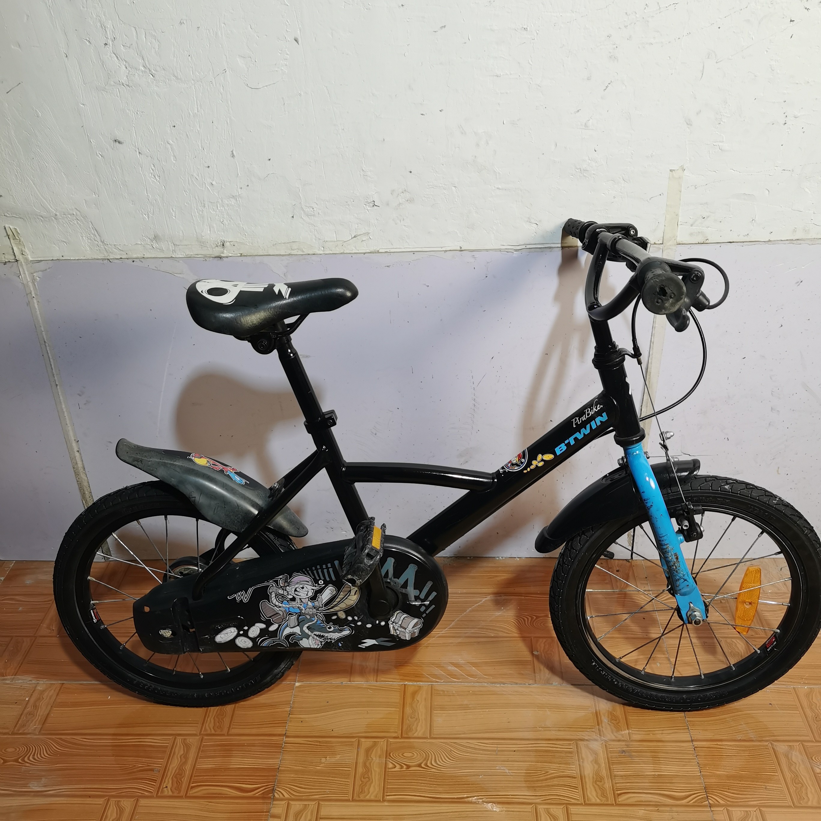 16寸铝合金儿童自行车4-8岁小孩玩具车质量很好