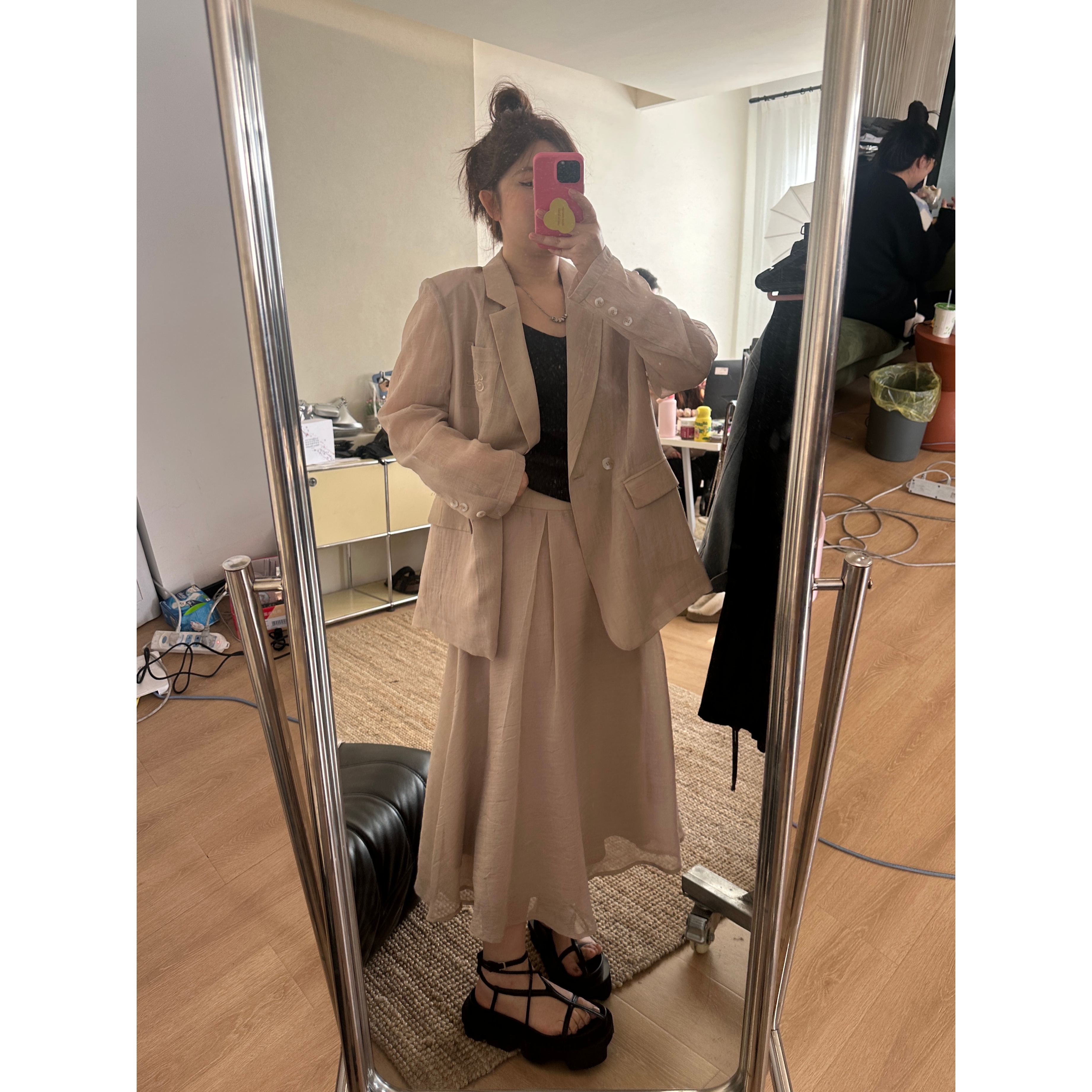 晶咕【出圈时刻-西装】小众仙气轻纱西装外套