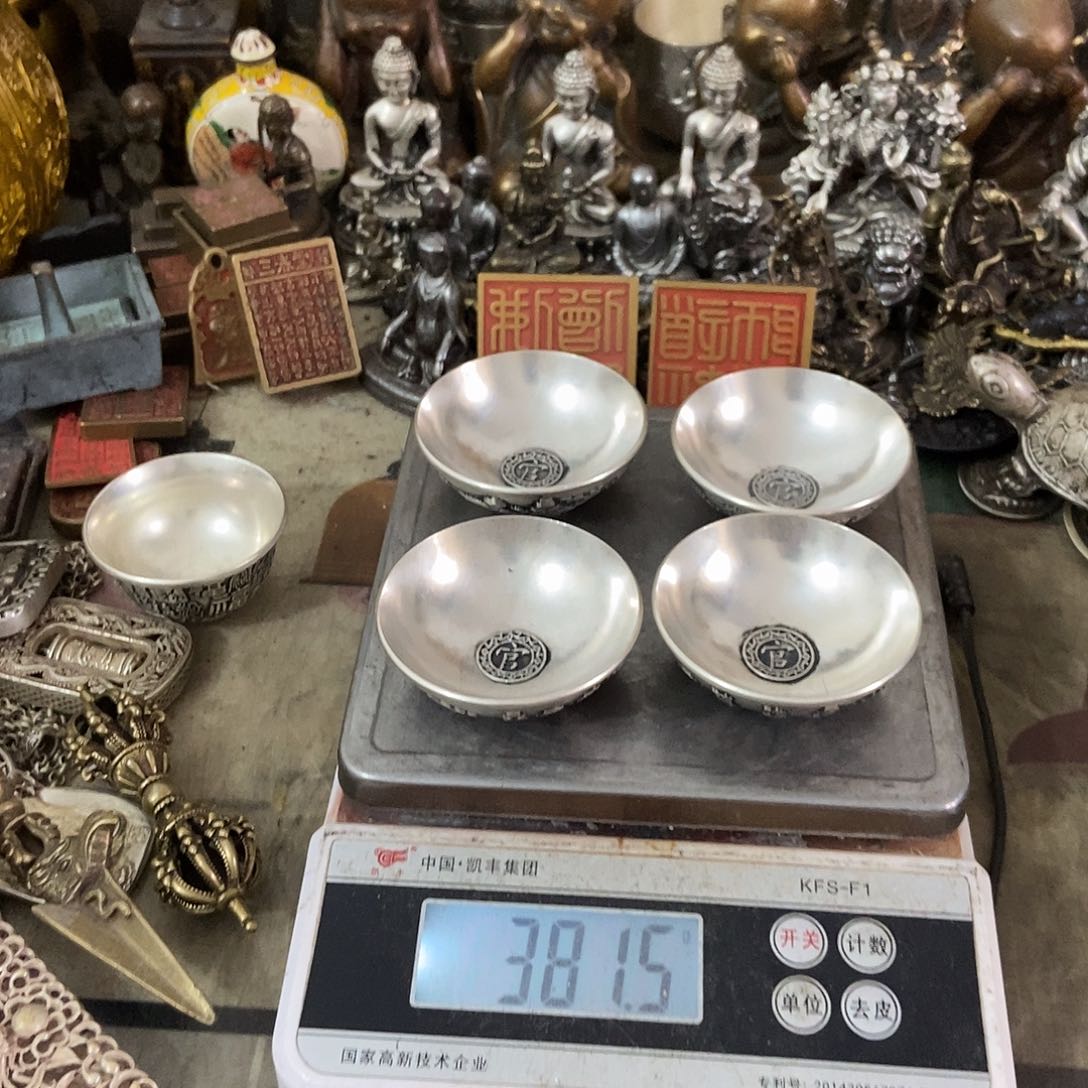 老杨崆峒摆件，老杨黄铜摆