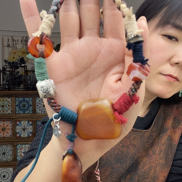 未镶嵌蜜蜡项链项链