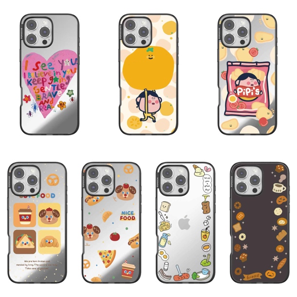 【pps泡泡骚版轻薄壳体】卡通苹果手机壳适用iPhone16/14硬背软边