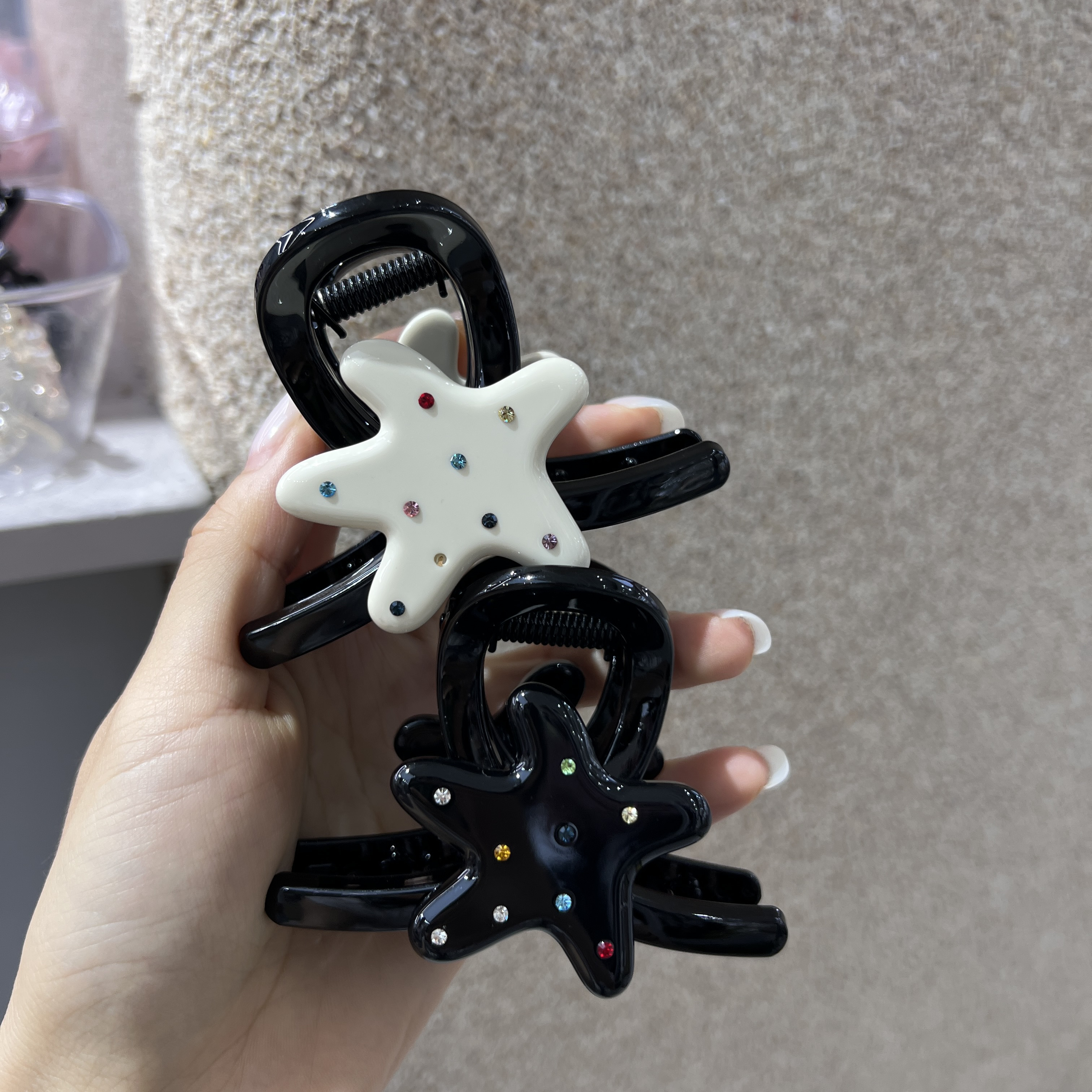 泡菜双弹簧醋酸星星抓夹